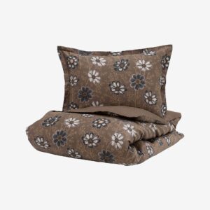Borås Cotton – Bäddset Viola – Brun – Påslakanset – Från Homeroom