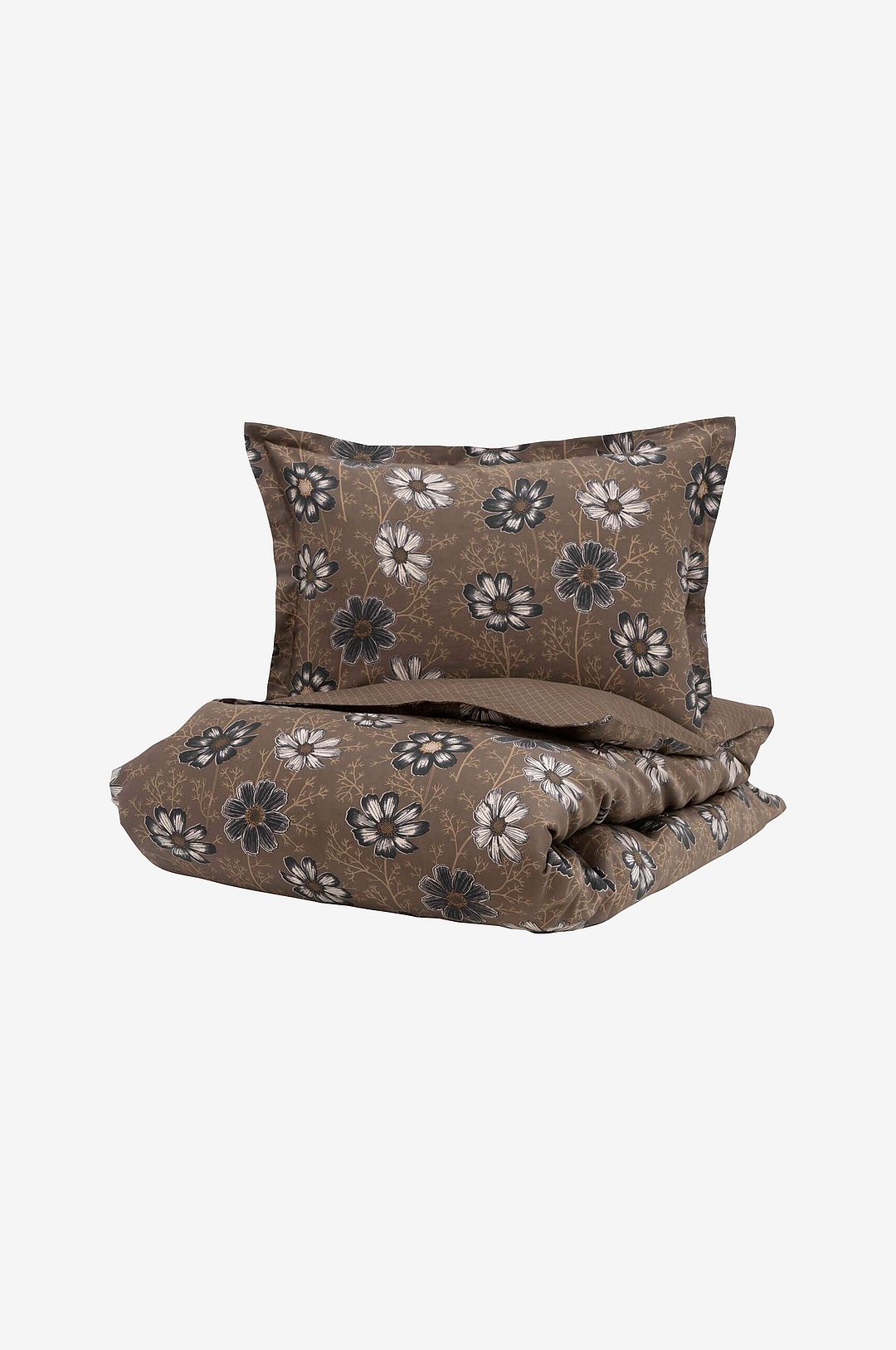 Borås Cotton – Bäddset Viola – Brun – Påslakanset – Från Homeroom