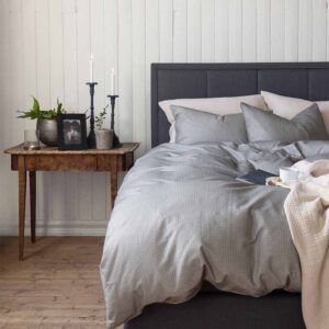Borås Cotton Enzo Påslakanset 150×210 Grå