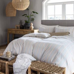 Borås Cotton Luca Påslakanset 150×210 Blå