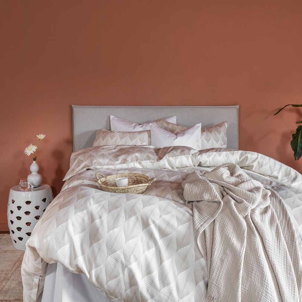 Borås Cotton Roanne Påslakanset 150×210 Beige