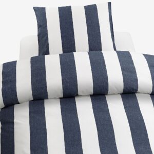 Borganäs of Sweden – 2-Dels Set Block Stripe – Blå – Påslakanset – Från Homeroom