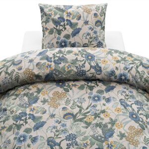 Borganäs of Sweden – 2-Dels Set Blombacken – Flerfärgad – Påslakanset – Från Homeroom