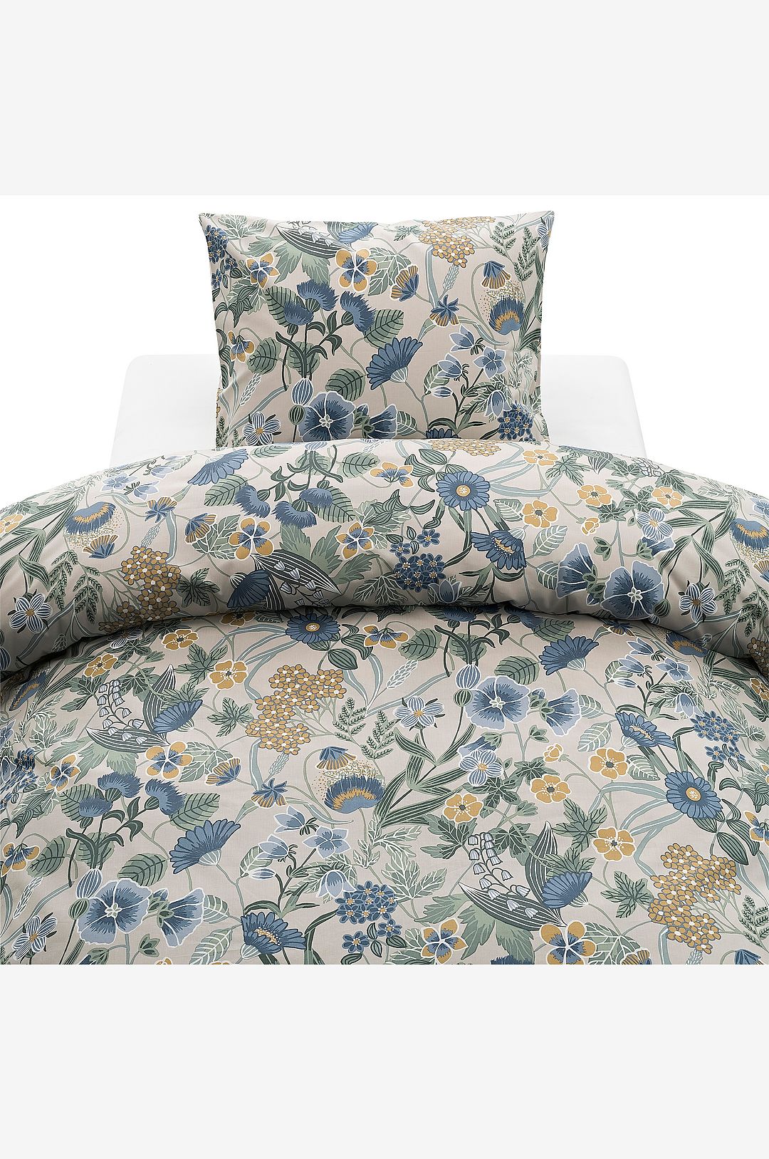 Borganäs of Sweden – 2-Dels Set Blombacken – Flerfärgad – Påslakanset – Från Homeroom