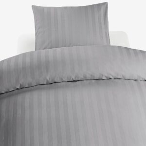 Borganäs of Sweden – 2-Dels Set Satin – Grå – Påslakanset – Från Homeroom