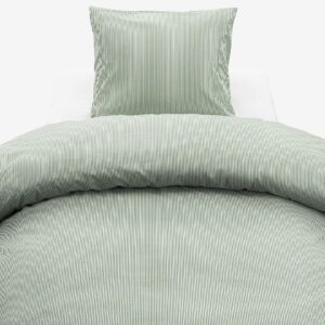 Borganäs of Sweden – 2-Dels Set Thelma Stripe – Grön – Påslakanset – Från Homeroom