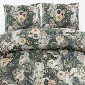 Borganäs of Sweden – 3-Dels Set Abigail Dubbel – Grön – Påslakanset – Från Homeroom