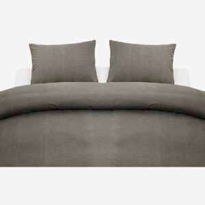 Borganäs of Sweden – 3-Dels Set Washed Dubbel – Grå – Påslakanset – Från Homeroom