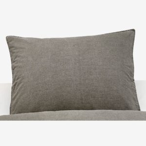 Borganäs of Sweden – Örngott Washed 2-pack – Grå – Örngott – Från Homeroom