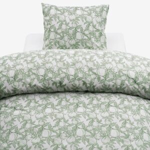 Borganäs of Sweden – Påslakan Set Granatäpple – Grön – Påslakanset – Från Homeroom