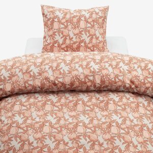 Borganäs of Sweden – Påslakan Set Granatäpple – Orange – Påslakanset – Från Homeroom