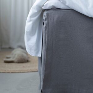 Borganäs of Sweden – Sängkappa H 58 cm – Grå – Sängkappor – Från Homeroom