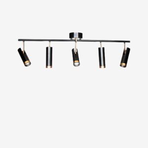 By Rydéns – Puls Bar spotlight 5-lite – Svart – Spotlights – Från Homeroom