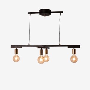 By Rydéns – Taklampa Zeona 4-lite – Svart – Takpendlar – Från Homeroom