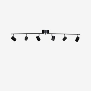 By Rydéns – Takspot Correct 6-ljus – Svart – Spotlights – Från Homeroom