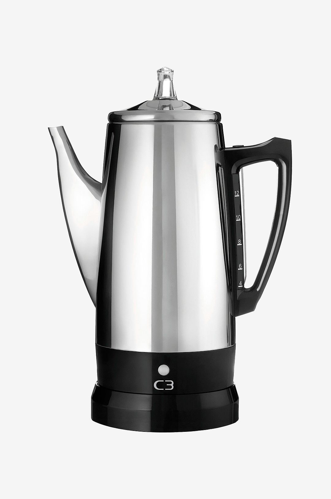 C3 - Perkolator Rostfri stål 12kp - Perkolatorbryggare - Från Homeroom