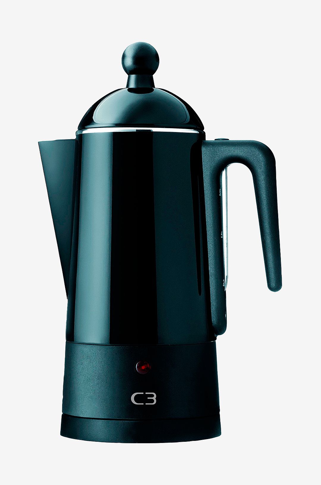 C3 - Perkolator Svart stål 6kp - Perkolatorbryggare - Från Homeroom