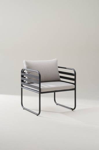 CADIZ loungestol Svart