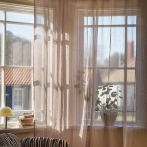 CAISA multifunktionsgardin 1 längd – extra bred Beige