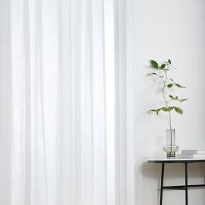 CAISA multifunktionsgardin 1 längd – extra bred Naturvit