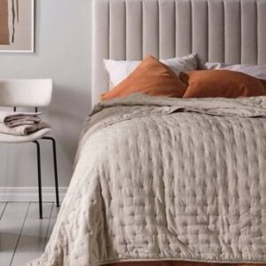 CALM överkast – dubbelsäng 260×260 cm Beige