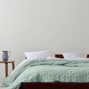 CALM överkast – dubbelsäng 260×260 cm Grågrön
