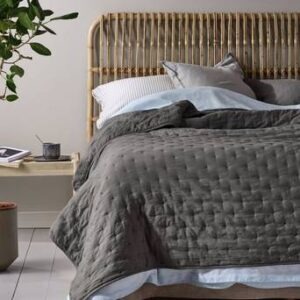 CALM överkast – dubbelsäng 260×260 cm Ljusgrå