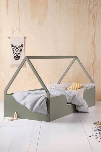 CAMPO barnsäng 90×200 cm Grågrön