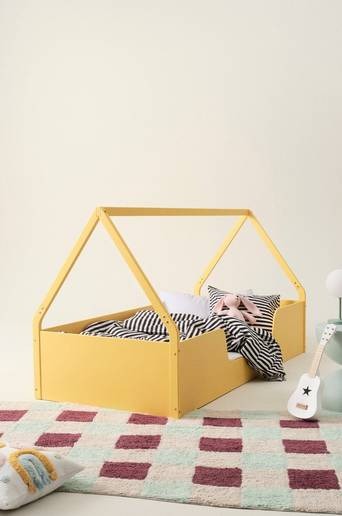 CAMPO barnsäng 90×200 cm Gul