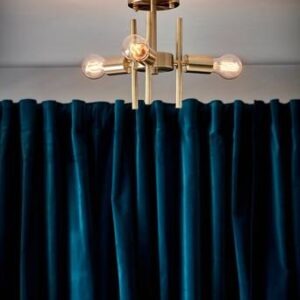 CANBERRA taklampa Mässing