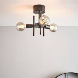 CANBERRA taklampa Svart