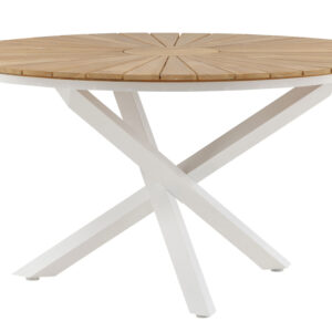CANCUN Matbord 140 Vit/Natur