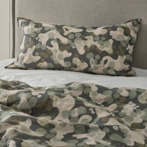 CARA örngott 90×50 cm Mörkgrön