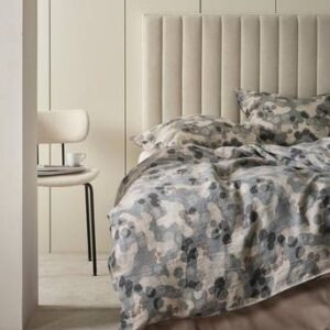 CARA påslakanset dubbelsäng Grå