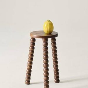 CARBIS sidobord ø 30 cm Brun