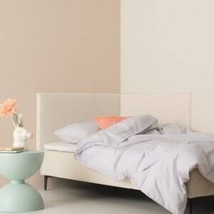 CARLIN TEDDY sänggavel 90 cm Vit teddy