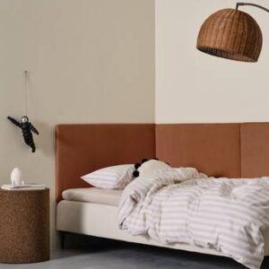 CARLIN sänggavel 90 cm Kanelbrun