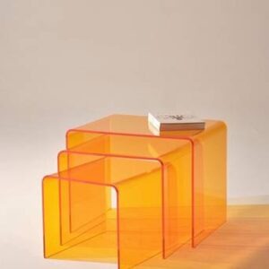 CATALINA sidobord 3-pack Orange