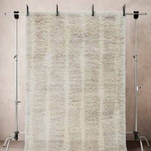 CEPPA ullmatta 170×240 cm Beige/naturvit