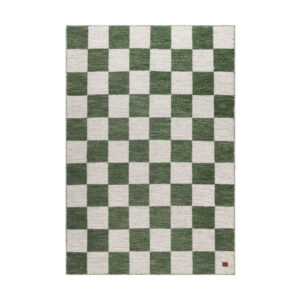 CHECK Ullmatta 200×300 Smaragdgrön