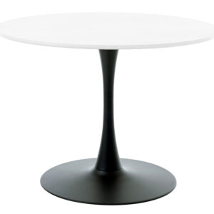 CILLA Matbord 100 Vit/Svart