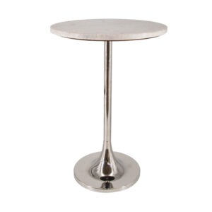 CINDY Sidobord Marmor Krom