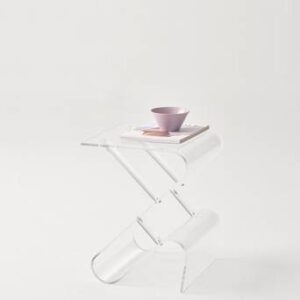 CLERMONT sidobord 41,5×40 cm Plexi