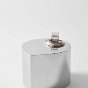 CLUB sidobord 58×50 cm – höjd 39,5 cm Stål