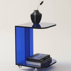 CLYDE sidobord Koboltblå