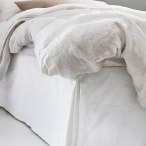 COLOUR sängkappa 45 cm – ekologisk Vit