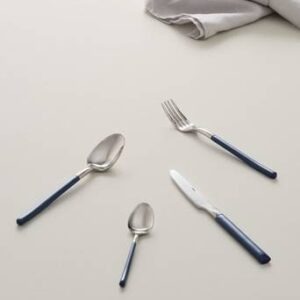 COLT bestickset 24 delar Silver/blå