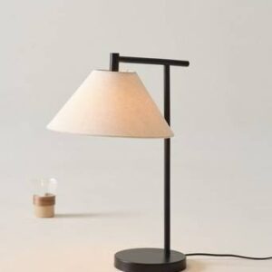 CONE bordslampa Black with oatmeal