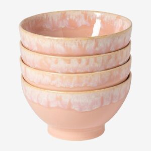 COSTA NOVA – Latte skål 4-pack – Rosa – Skålar – Från Homeroom