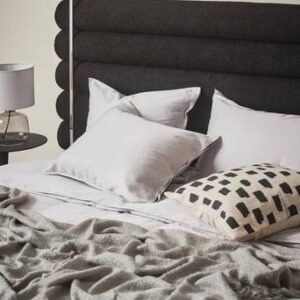 CRAIGS sänggavel 180 cm Svart